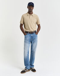 Regular fit -mitoitettu Shield-pikeepaita