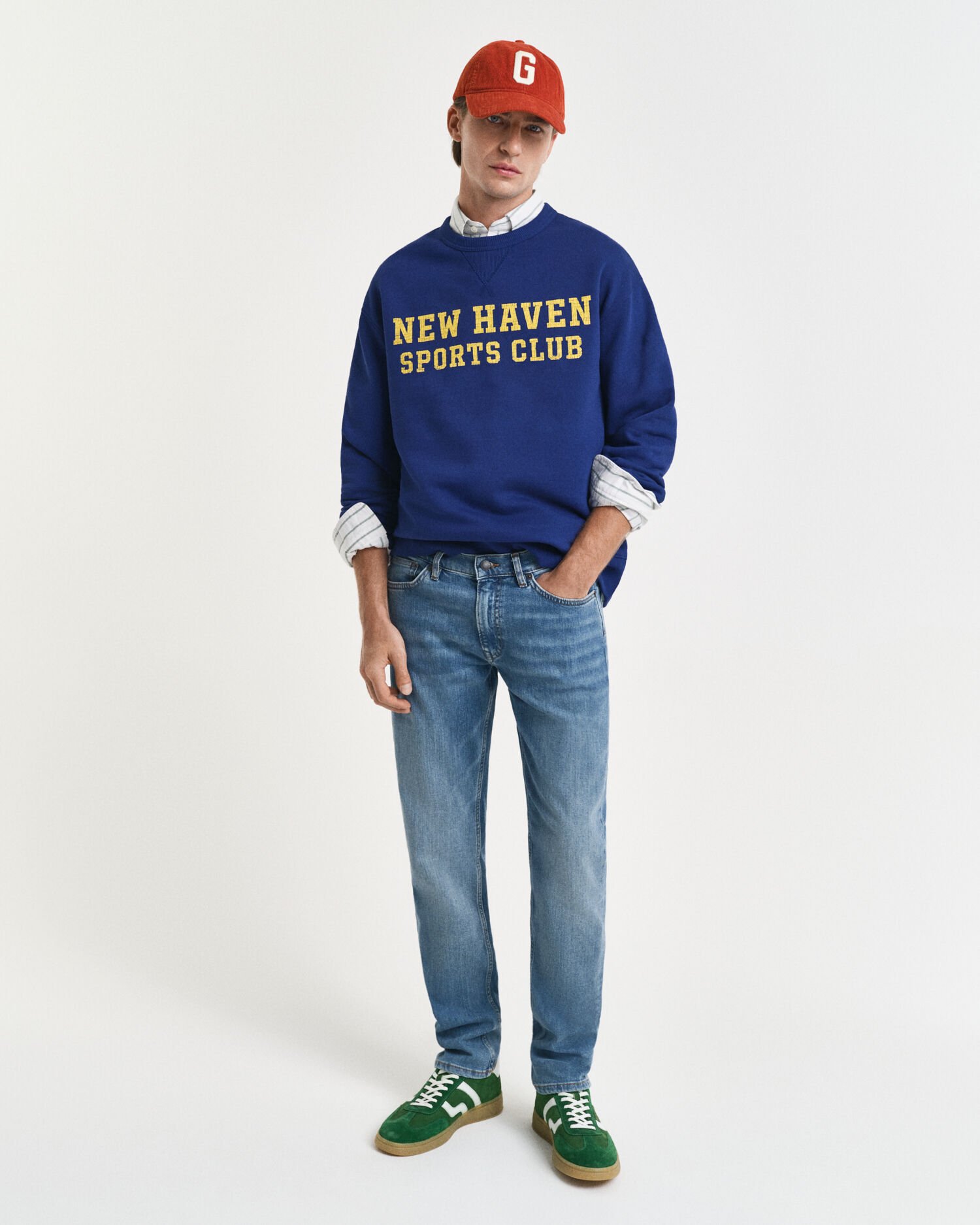 Slim fit ‑mitoitetut farkut