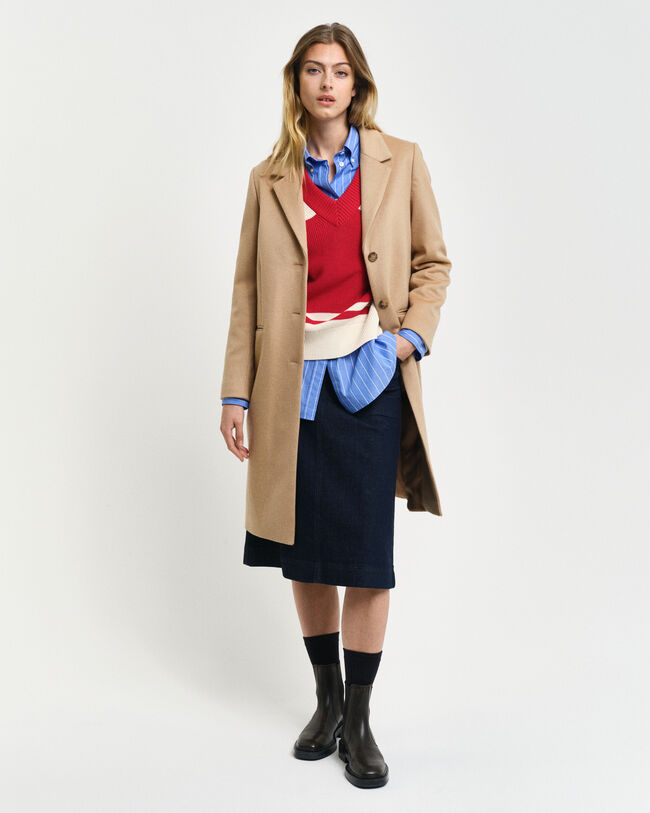 Hyvin istuva klassinen villakangastakki