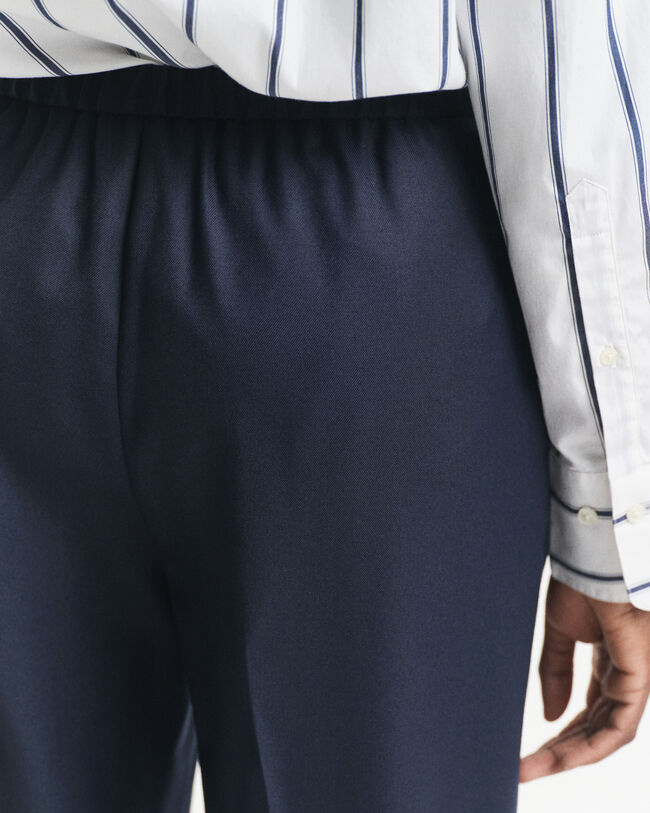 Vetoketjuttomat villasekoitehousut