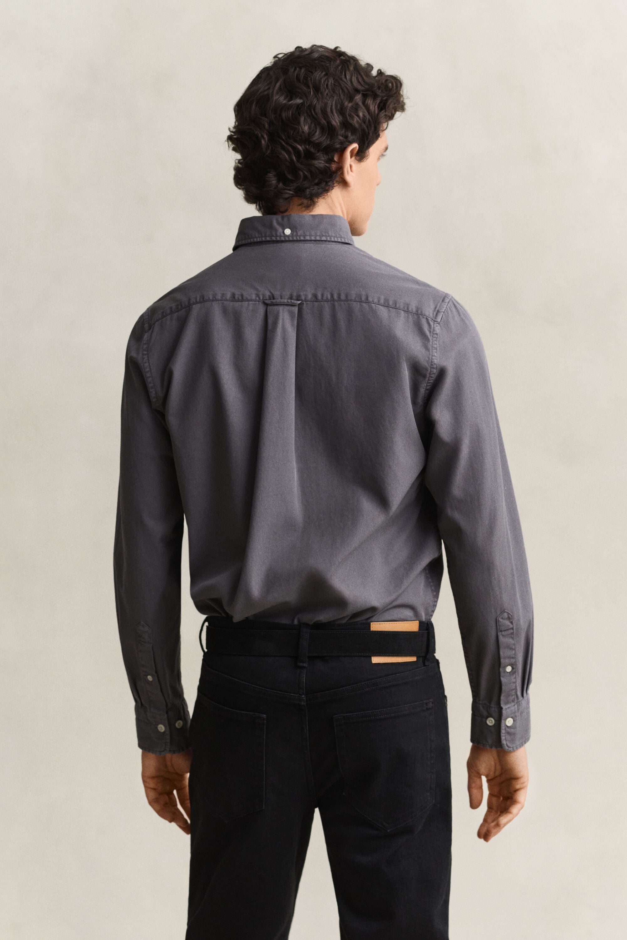 Regular fit ‑mitoitettu tvillipaita