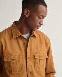 Relaxed fit ‑mitoitettu tvillipaita