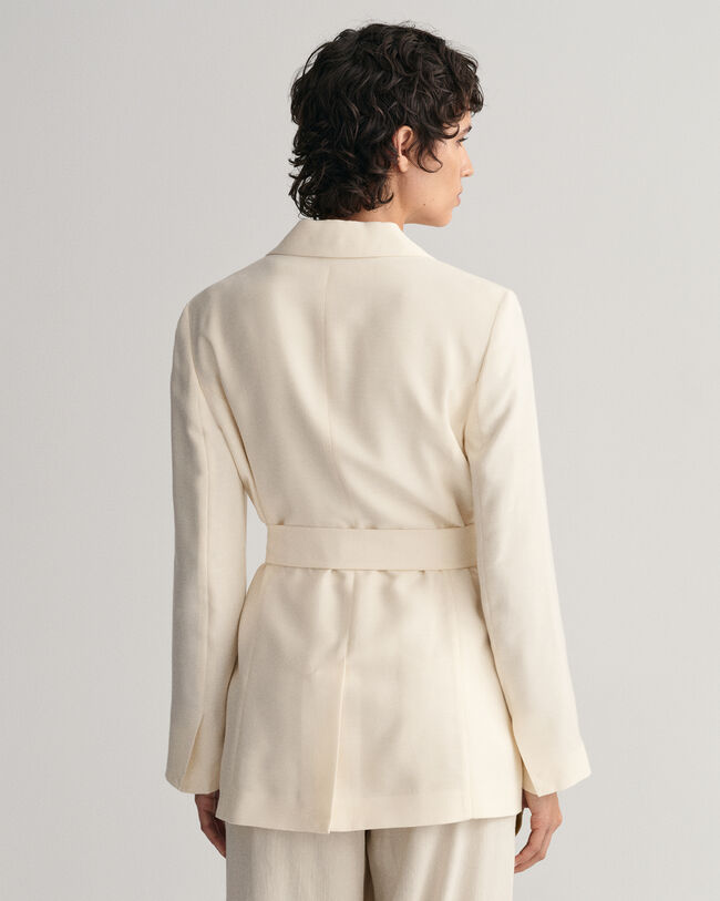 Regular fit -mitoitettu vy&ouml;llinen bleiseri