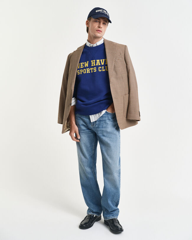 Graphic-collegepaita, pyöreä pääntie