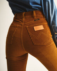 Wrangler x GANT ‑malliston Bootcut-vakosamettifarkut