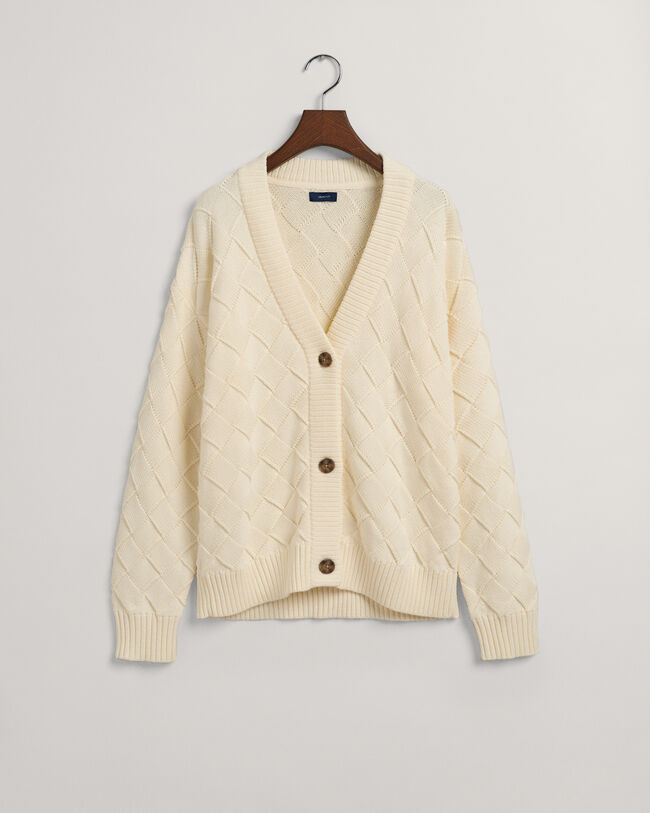 Vinoneli&ouml;kuvioinen neuletakki