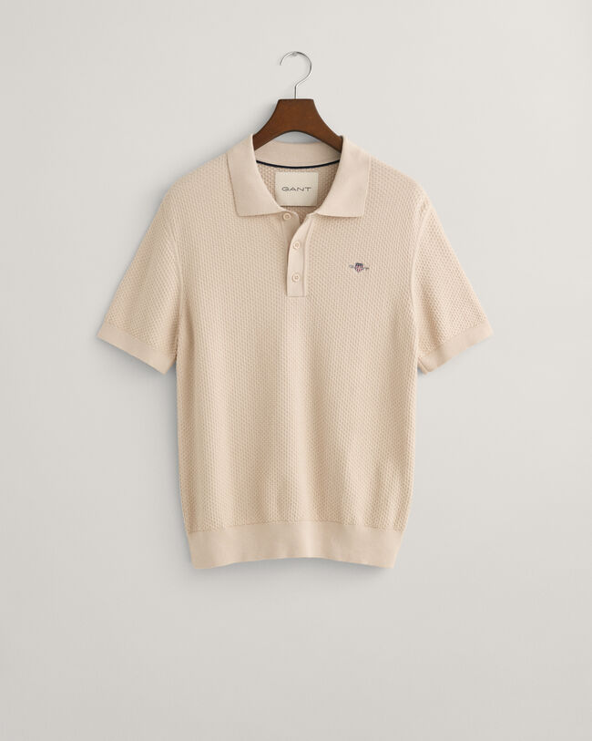 Puuvillainen Structured-pikeeneulepusero