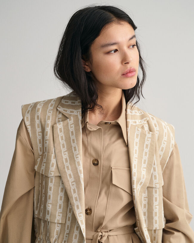 Jakardikankainen Chain-liivi