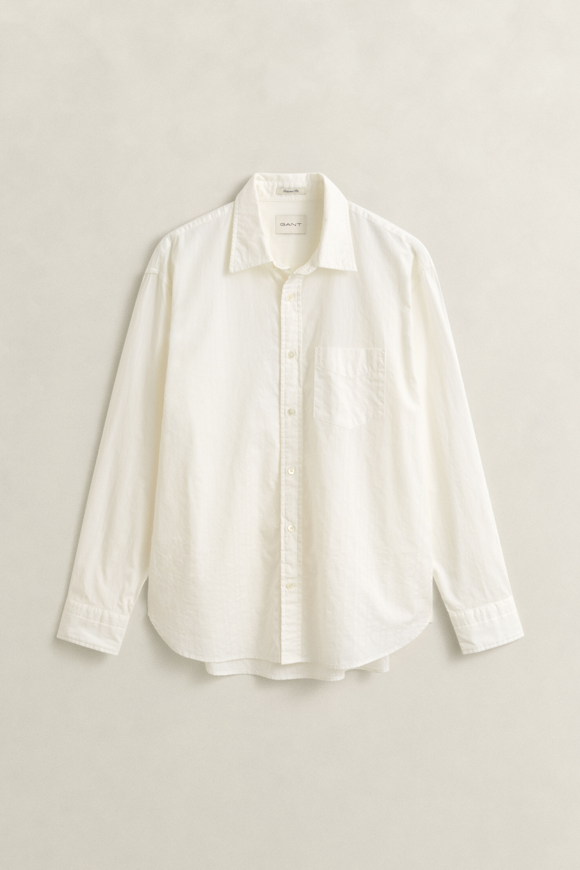 Dobby-raidallinen relaxed fit ‑mitoitettu paita