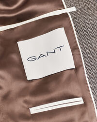 Slim fit ‑mitoitettu kalanruotokuvioinen flanellinen puvuntakki