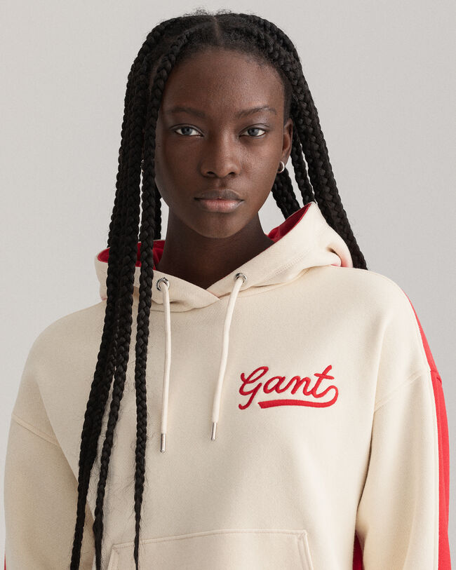 Monivärinen huppari