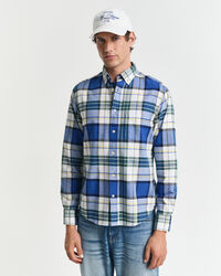 Regular&nbsp;fit ‑mitoitettu ruudullinen Archive-oxford-paita