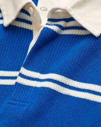 Puuvillainen Rugger-joustinneulepusero