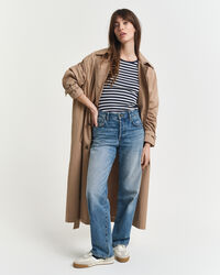 Striped Ribbed T-Shirt