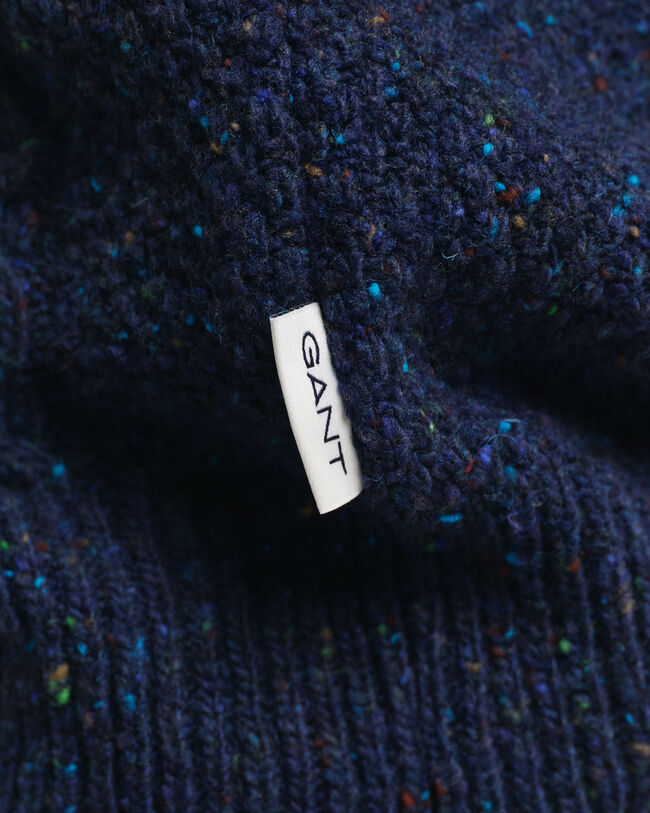 Vetoketjullinen palmikkoneuletakki