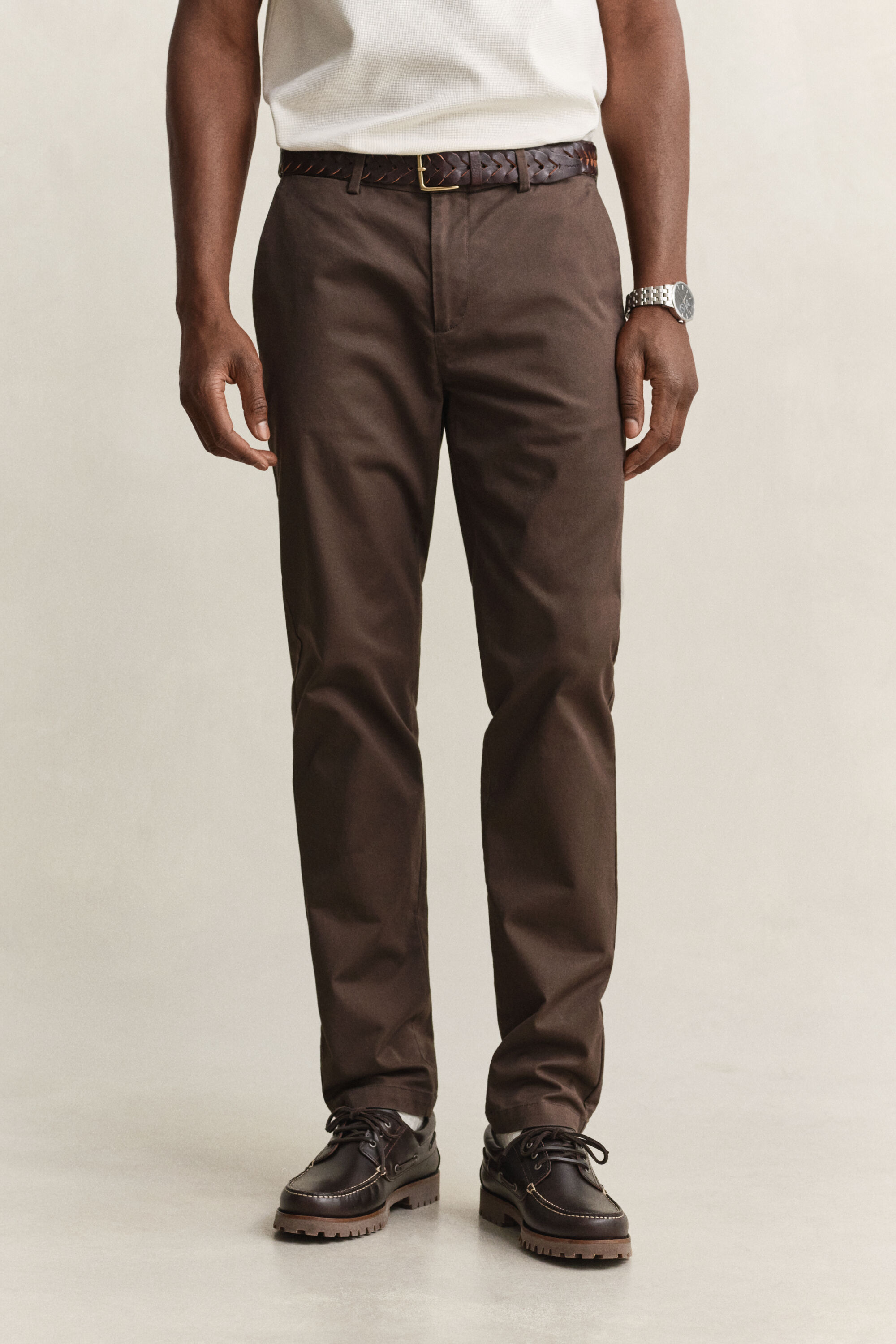 Slim fit ‑mitoitetut siistit chinot