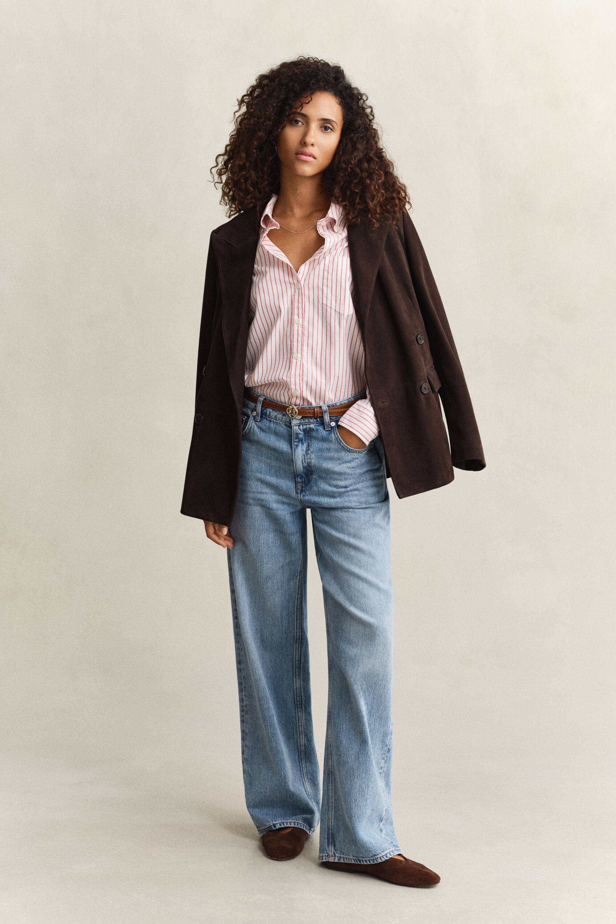 Raidallinen Luxury-oxfordpaita