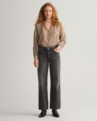 Ruudullinen puuvilla-silkkipusero