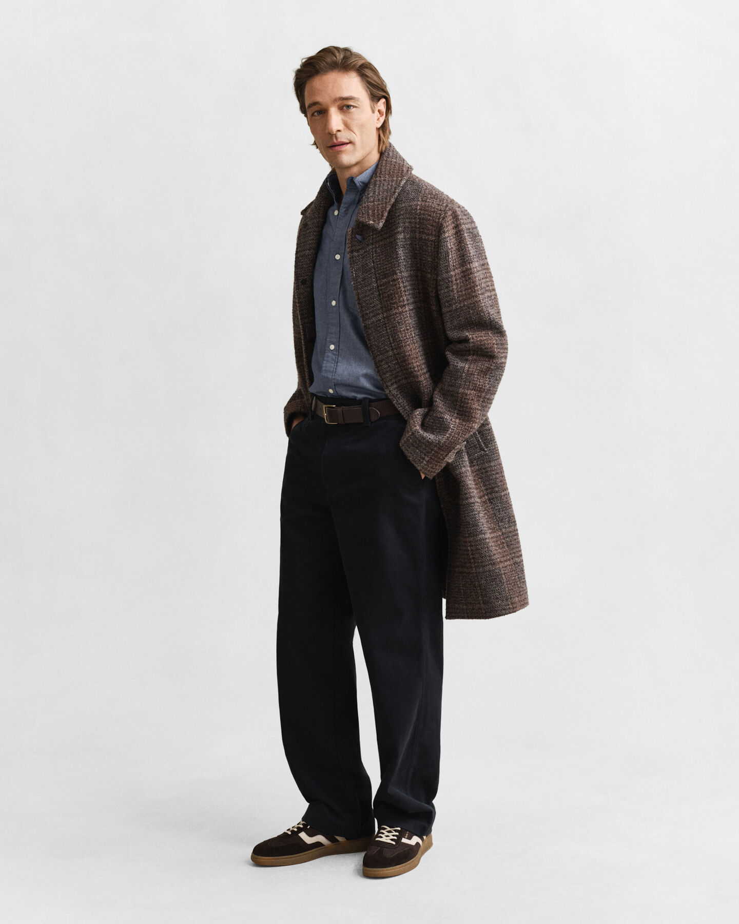 Regular fit ‑mitoitettu klassinen oxford-paita