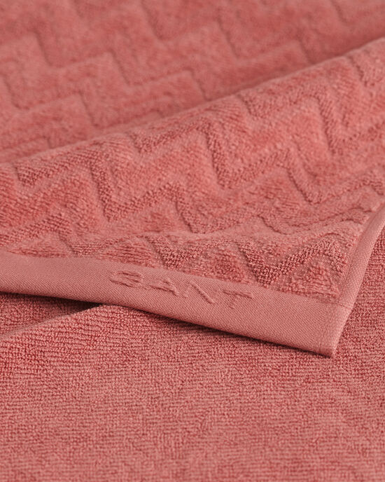 Kalanruotokuvioinen jacquard-pyyhe (50 cm x 70 cm)