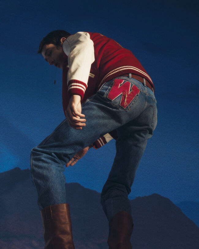 Wrangler x GANT ‑malliston MWZ-farkut