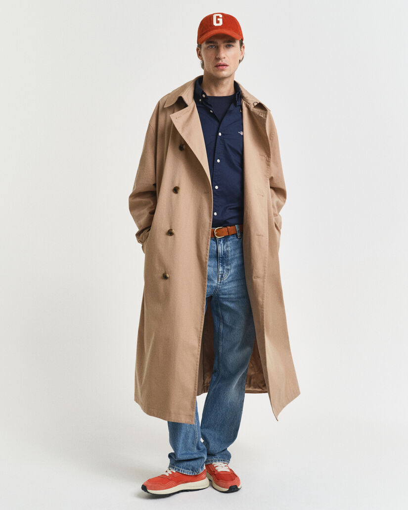 Slim fit ‑mitoitettu Classic-popliinipaita