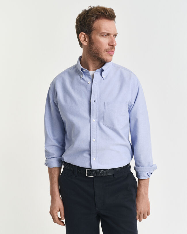 Relaxed fit ‑mitoitettu Heritage-oxford-paita