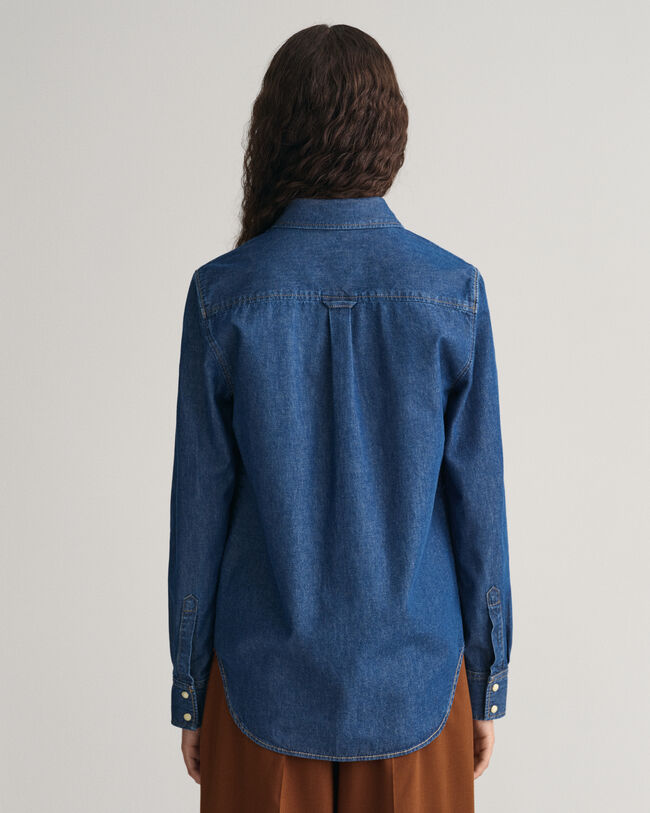 Regular fit ‑mitoitettu farkkupaita