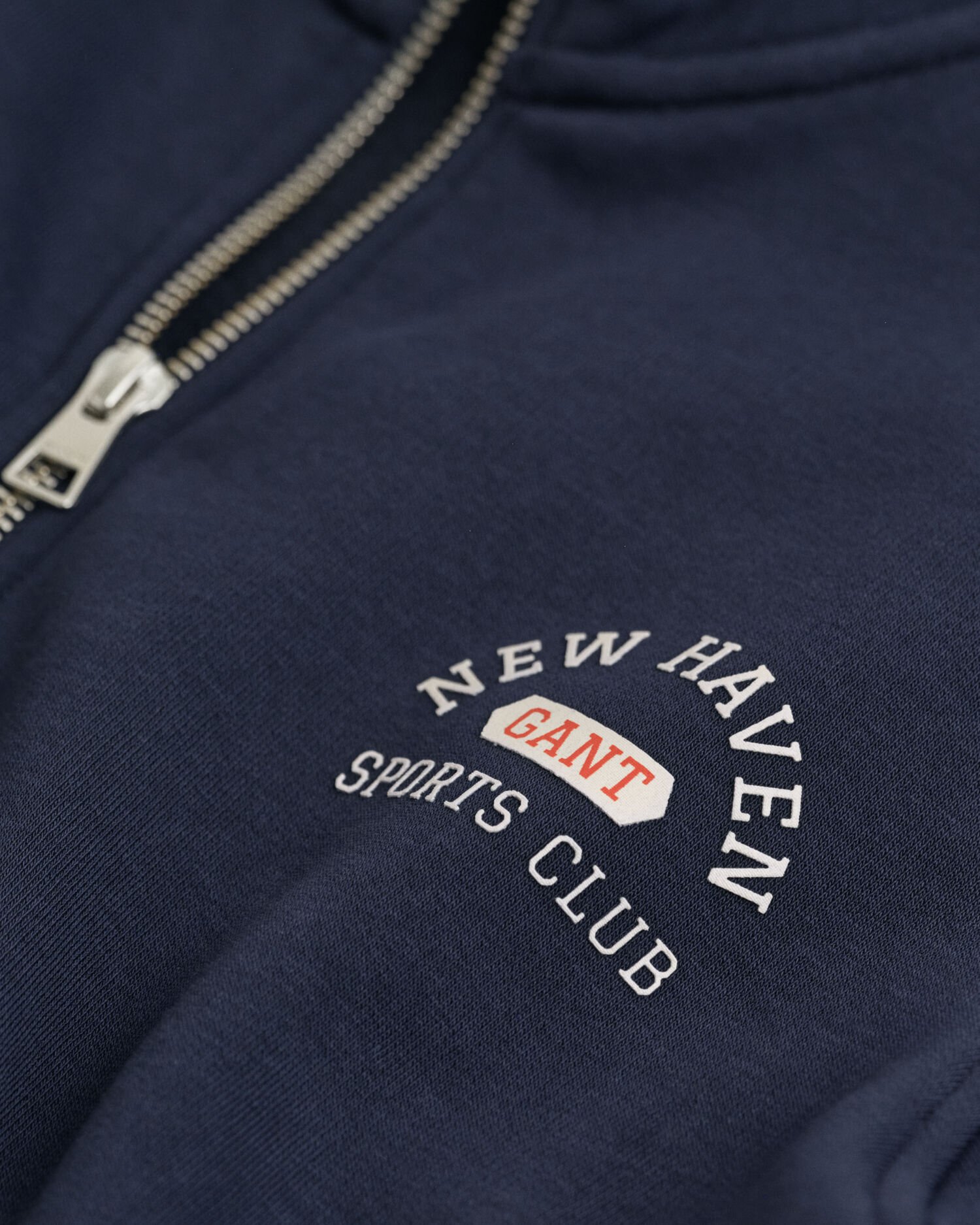 Teens-malliston Graphic‑collegepaita, vetoketjukaulus