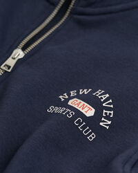 Teens-malliston Graphic‑collegepaita, vetoketjukaulus