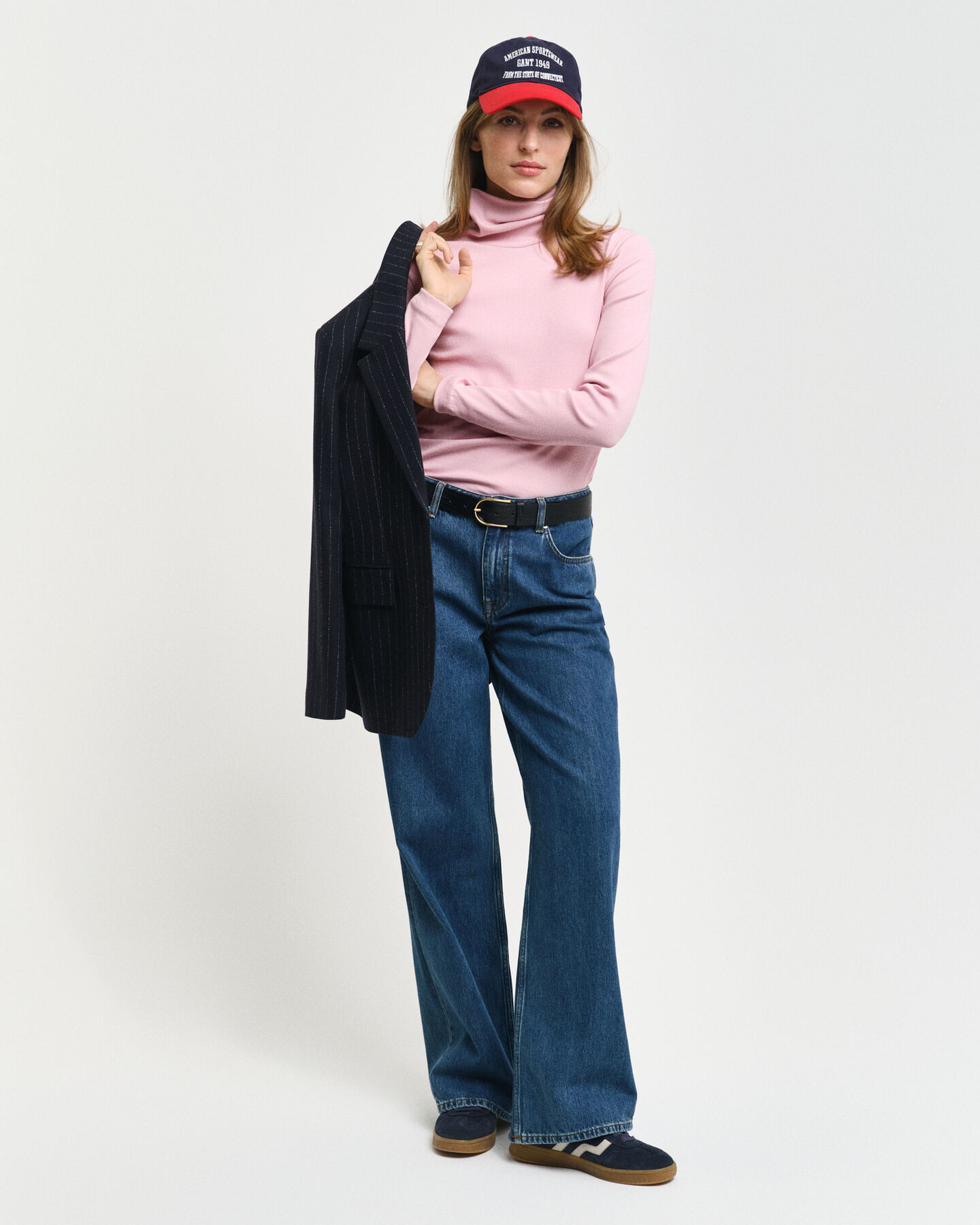 Pitkähihainen joustinneulepoolo