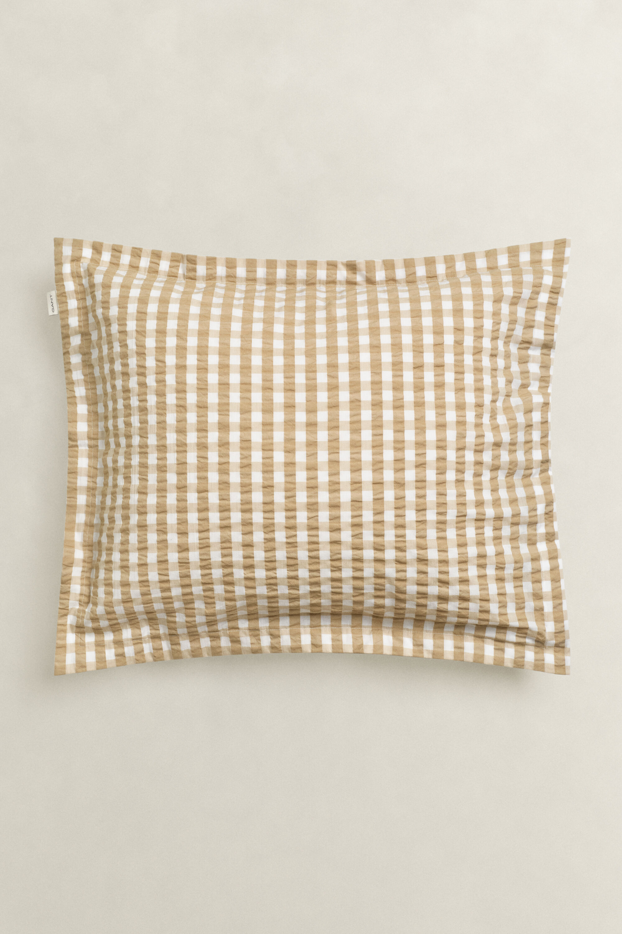 Ruudullinen seersucker-tyynyliina