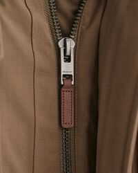 Topattu flanellikankainen maastotakki