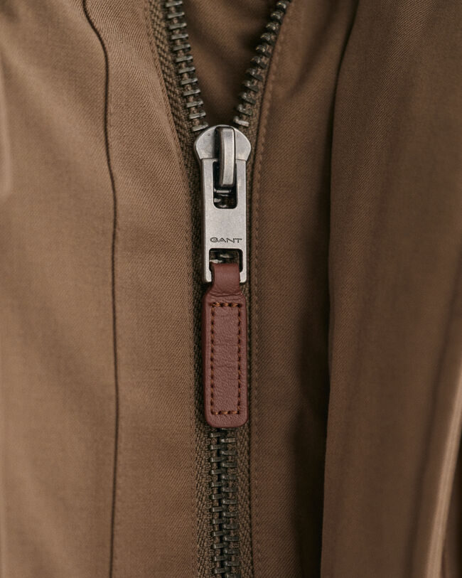 Topattu flanellikankainen maastotakki