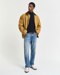 Puuvillainen palmikkopooloneule