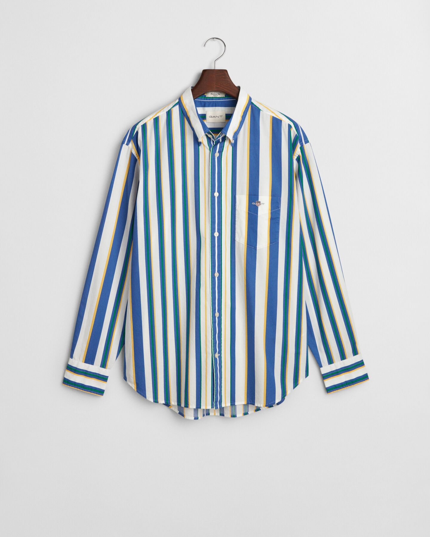 Relaxed fit ‑mitoitettu raitapaita