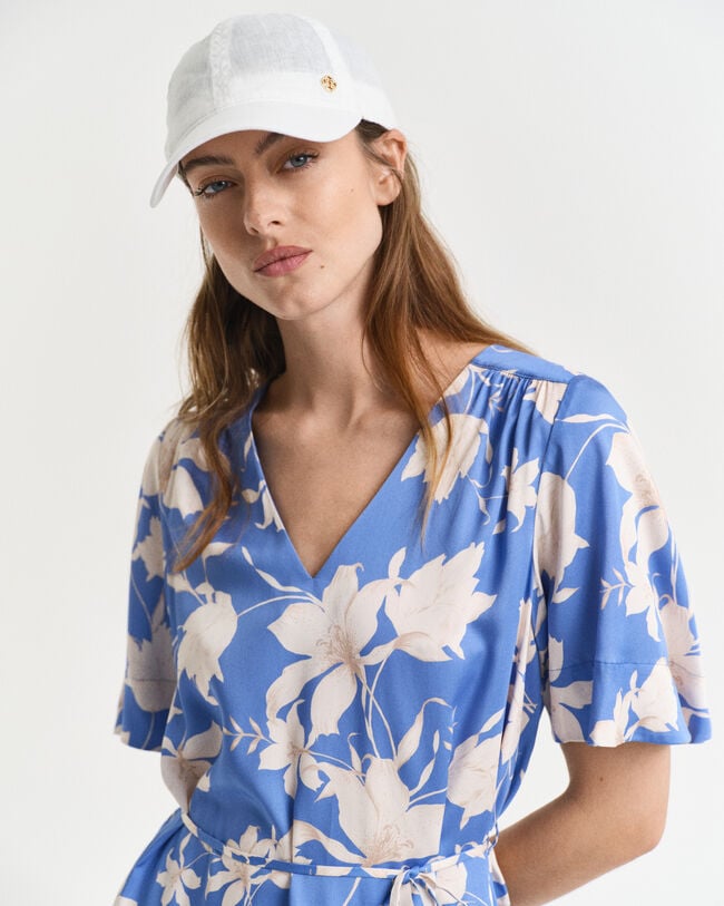 Lyhythihainen kukkamekko