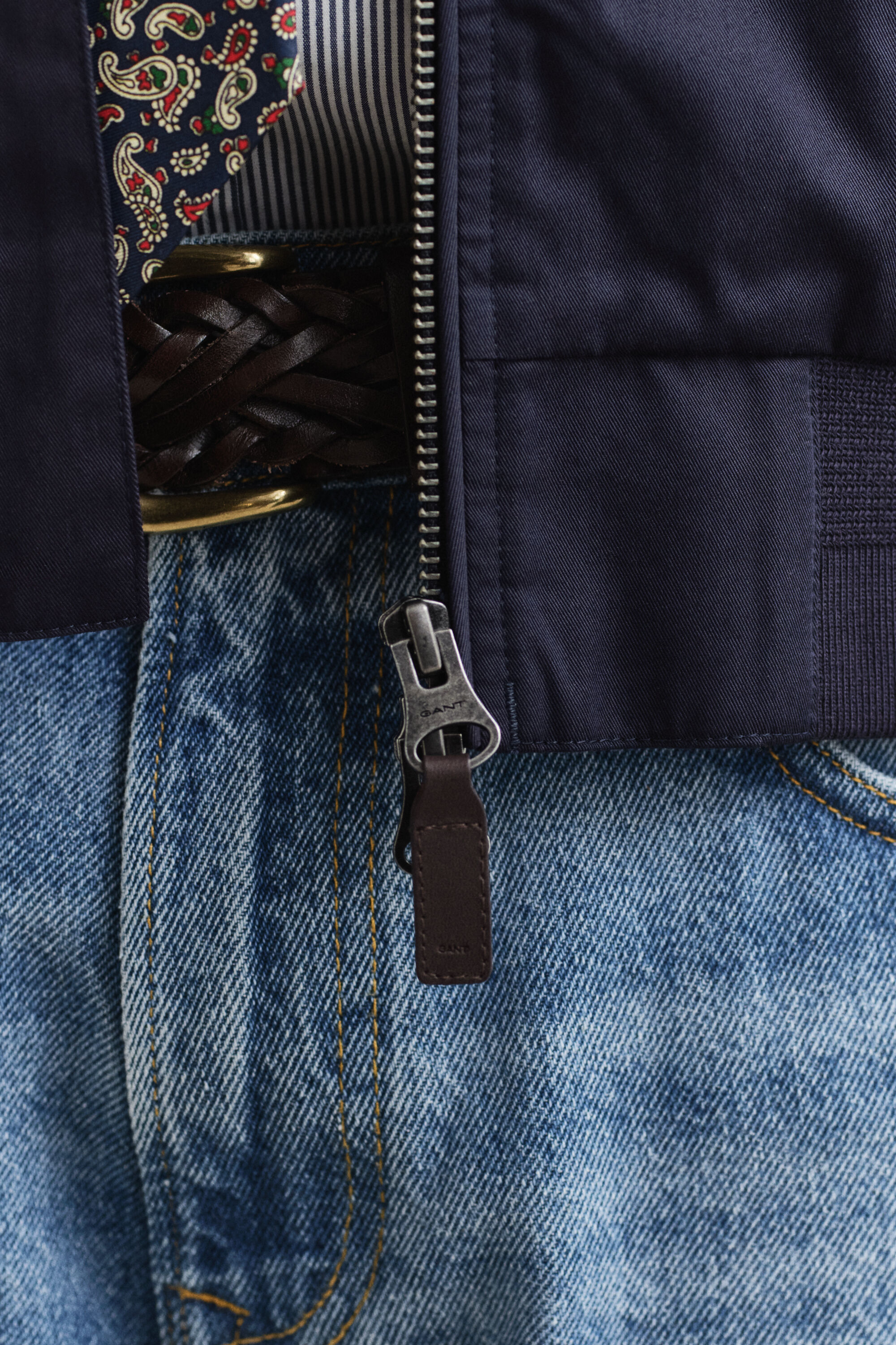 Harrington‑puuvillasekoitetakki