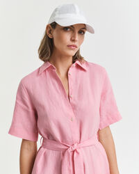 Lyhythihainen pellavapaitamekko