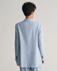 Regular fit ‑mitoitettu joustava pellavableiseri