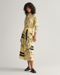 Regular fit ‑mitoitettu viivakuvioitu puuvillavoileepaita