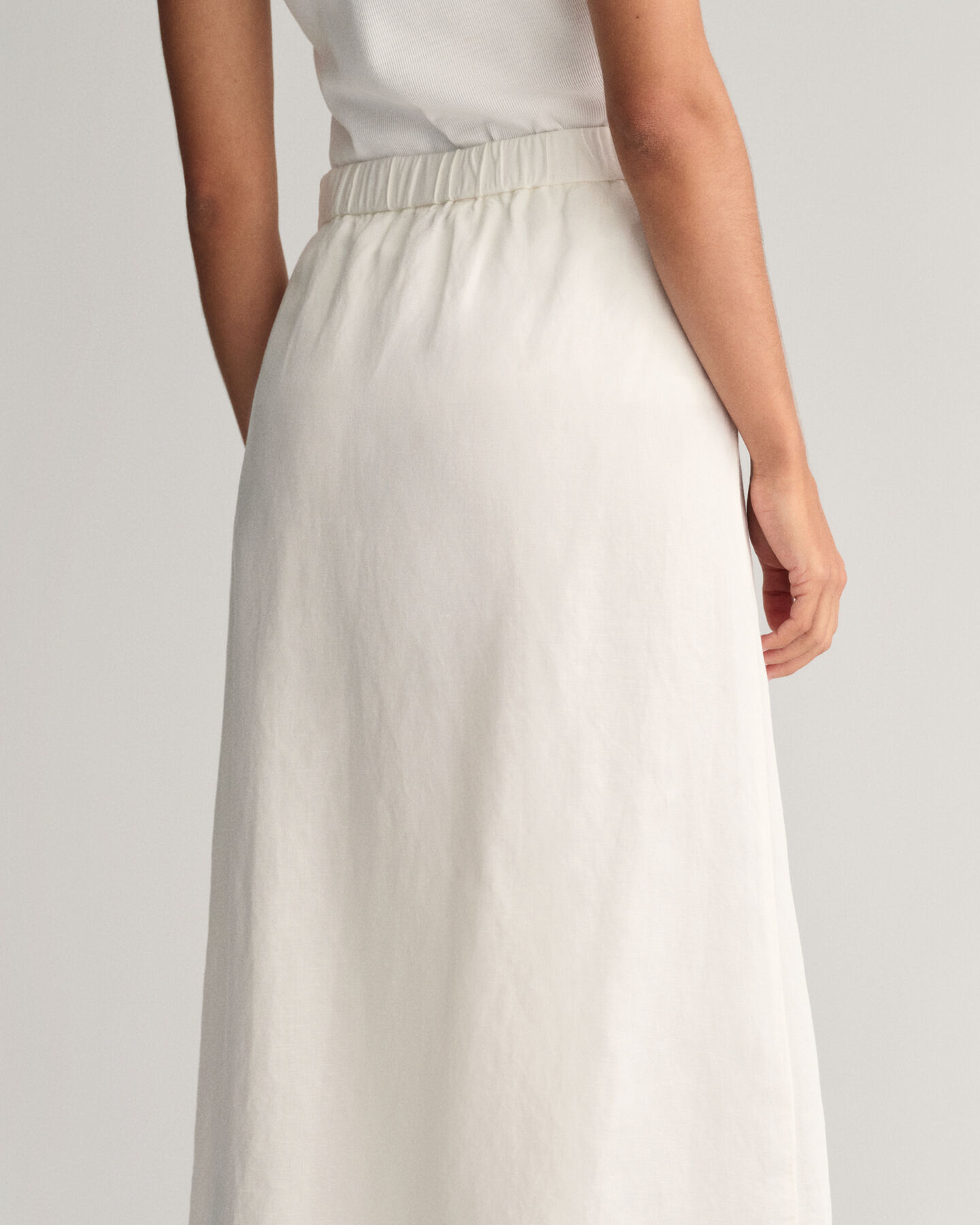 Pellavasekoitteinen midihame