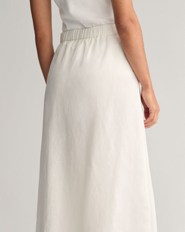 Pellavasekoitteinen midihame