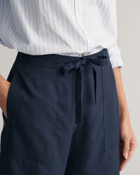 Relaxed Fit Tie Waist Shorts
