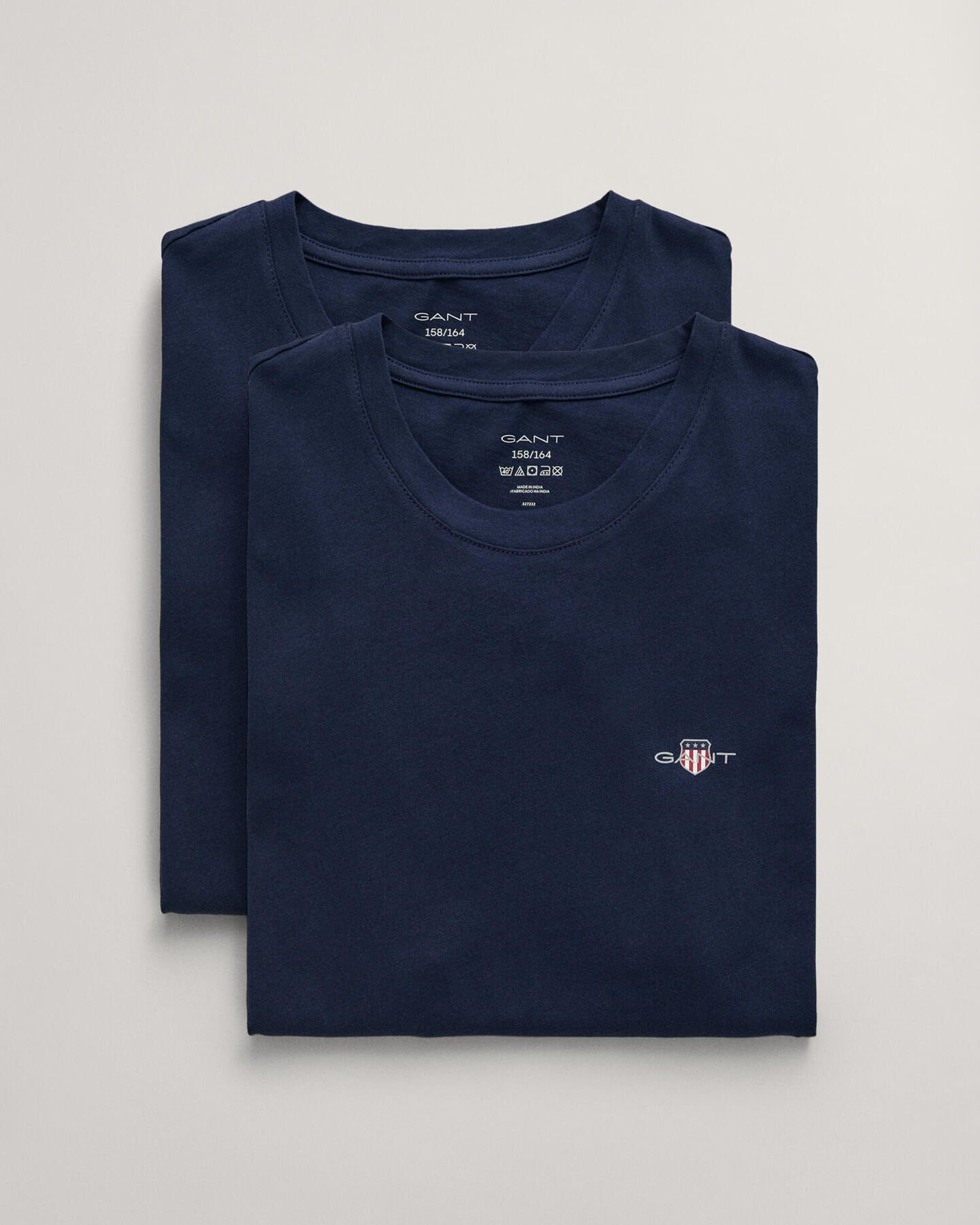 Teens-malliston t‑paidat, pyöreä pääntie (2 kpl)