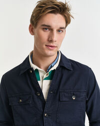 Regular fit ‑mitoitettu pusakka puuvilla-pellavaa