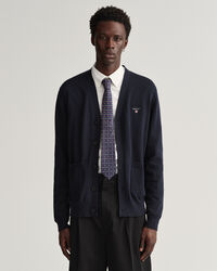 Classic-puuvillaneuletakki v-p&auml;&auml;ntiell&auml;