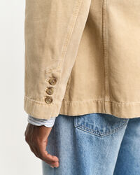 Relaxed fit ‑mitoitettu kanvaasibleiseri