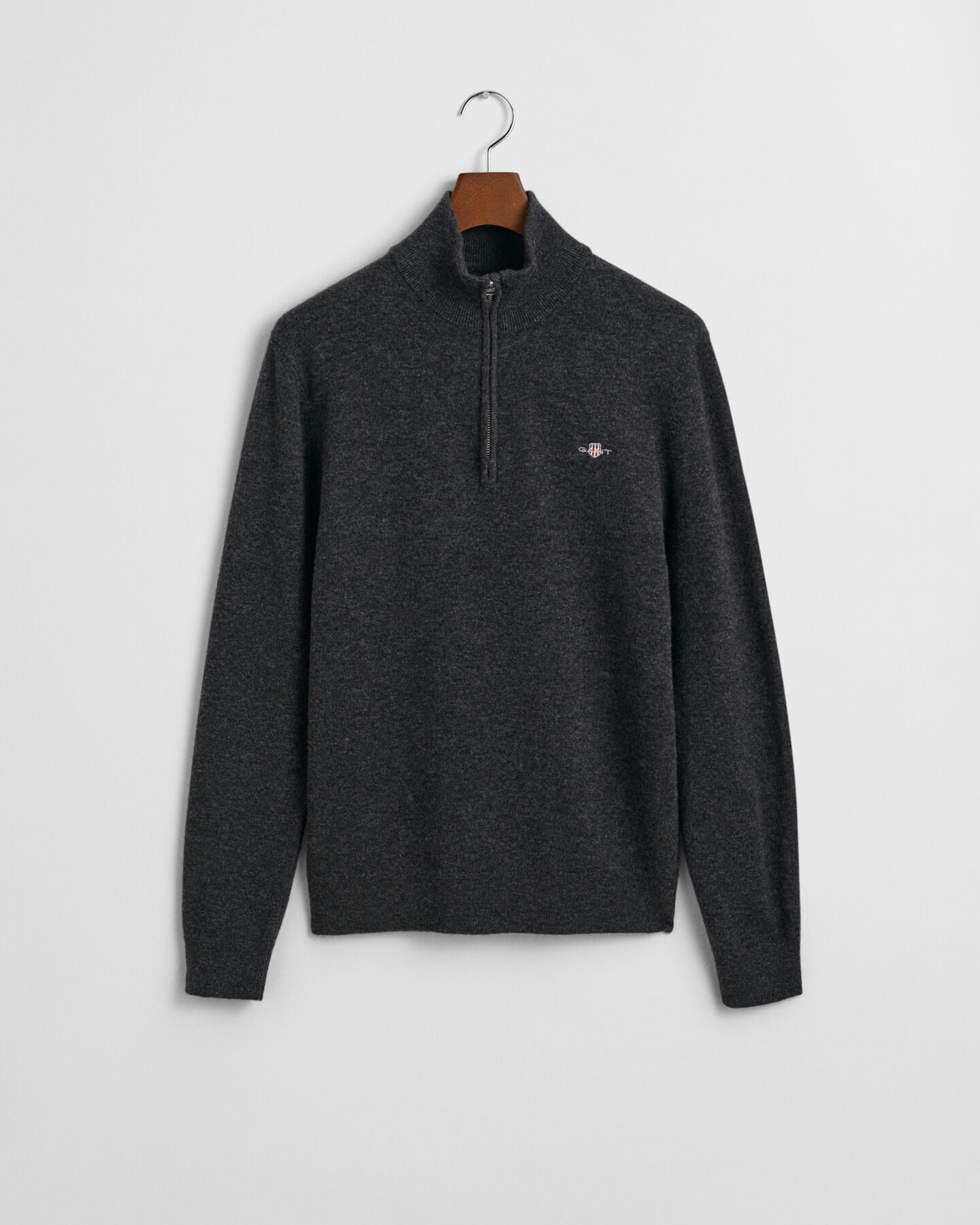 Ohut lampaanvillaneule, vetoketjukaulus