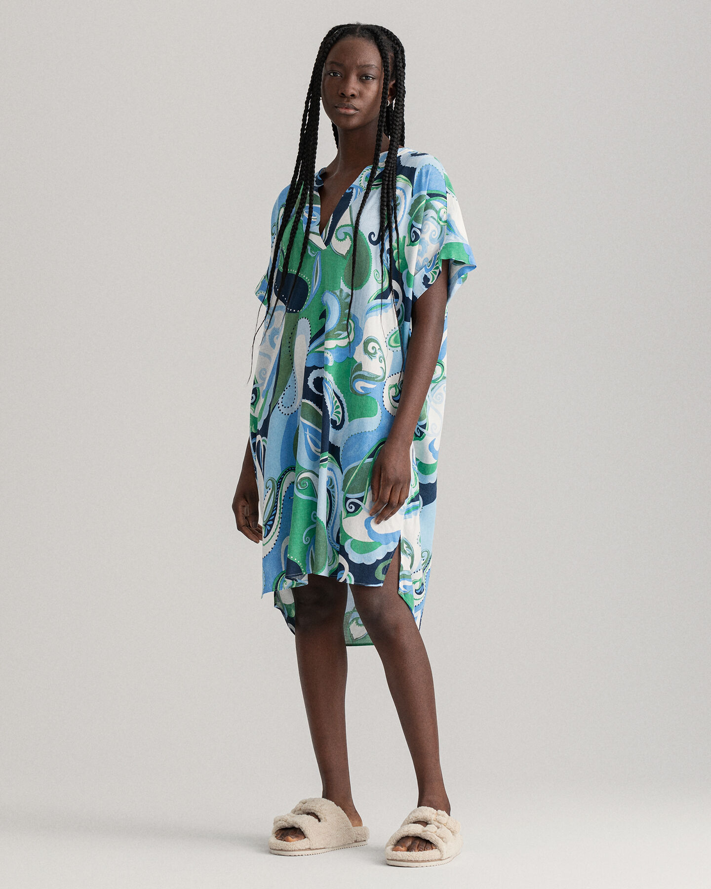 Paisley-kuvioitu tunika